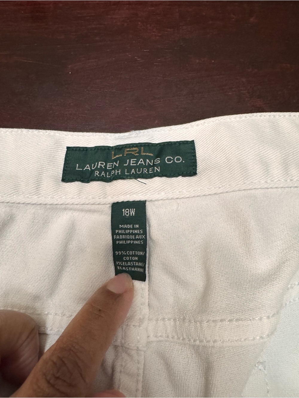 Ralph Lauren Lauren Jeans Co. White Casual Pants - Picture 5 of 6